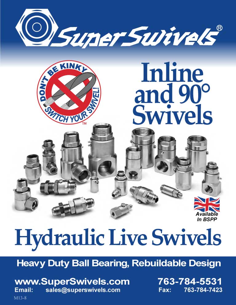 Super Swivels Hydraulic Live Swivels